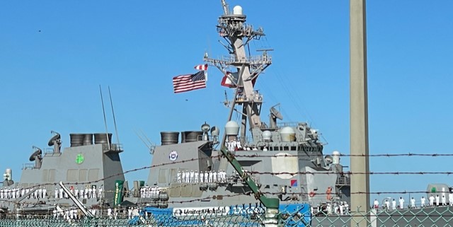 Mayport Navy League - The USS The Sullivans (DDG-68) Returns To Mayport From Major Deployment - November 24, 2021